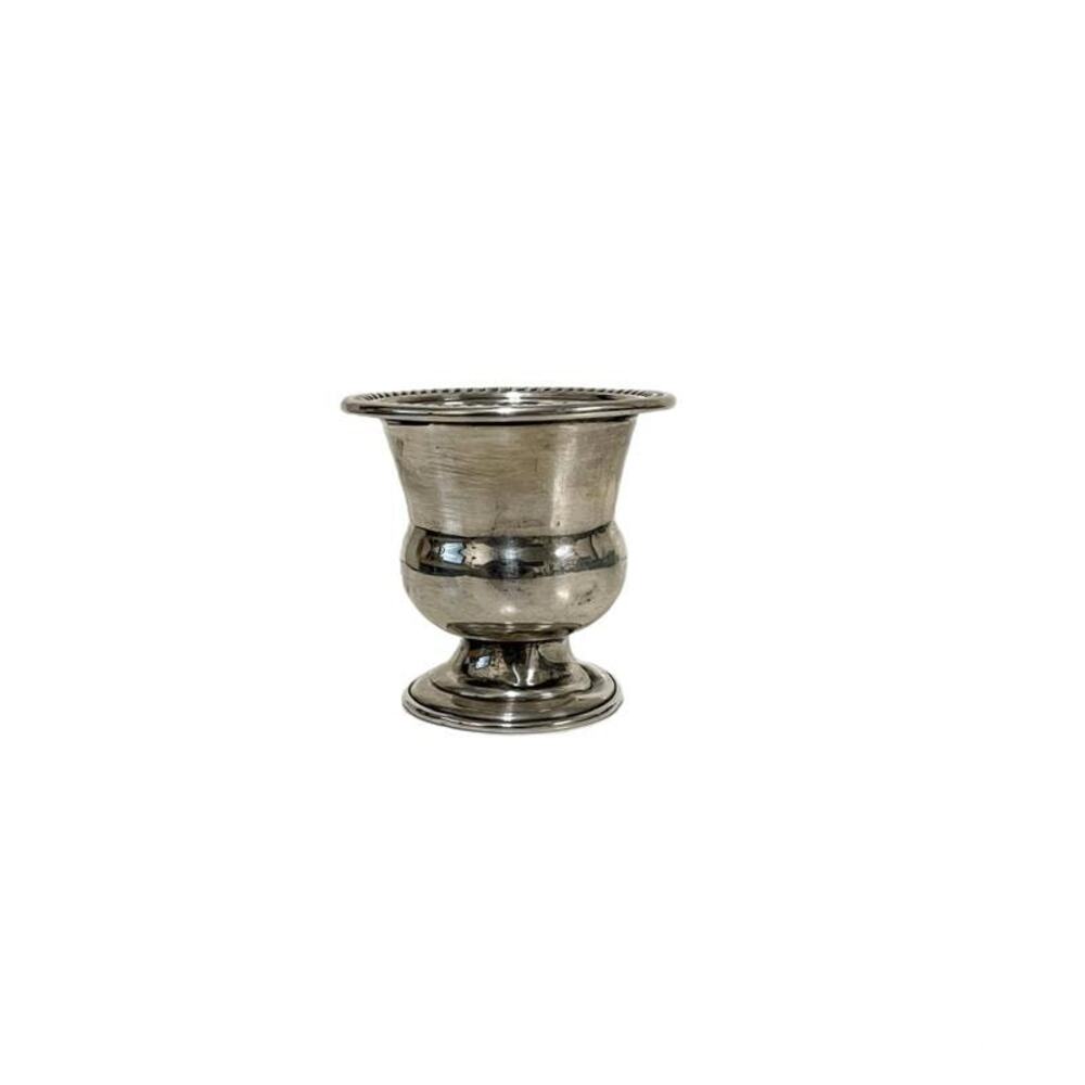 Vintage National Sterling Silver Toothpick Holder Urn Pedestal Bowl Non Weighted